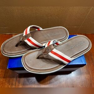 Sperry Top-Sider Harrison Thong Khaki/Red